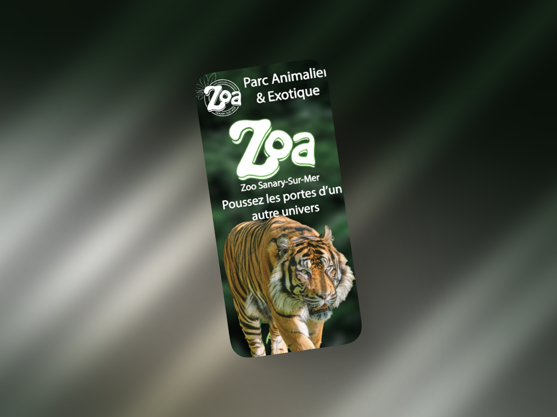 PAO | Dépliant promotionnel pour le ZoaParc